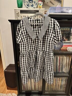 ASOS Curve Gingham dress